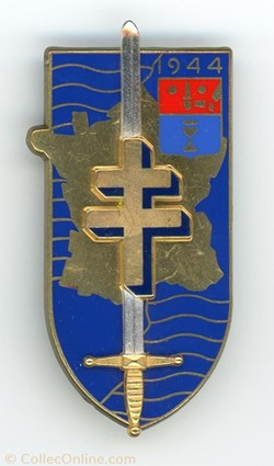 Insigne EOR Coët - 9° Compagnie - Promotion "Libération de Baccarat"