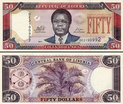LIBERIA - PICK 29 e 2 - 50 DOLLARS - 2011