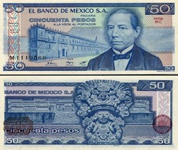 MEXIQUE - PICK 073a.KC - 50 PESOS - 1981