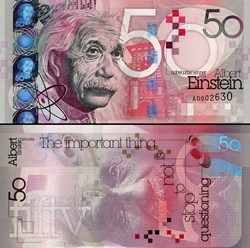 Billet Test note Société de la Rue - Londres Einstein