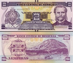 HONDURAS - Pick 97d - 2 LEMPIRAS - 2019
