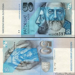 SLOVAQUIE - PICK 21 e - 50 KORUN - 2005