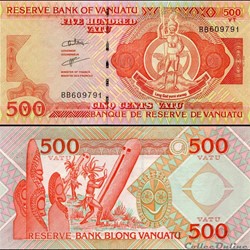 VANUATU - PICK 05 a 2 - 500 VATU - 1993