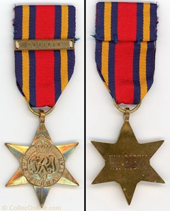 Médaille Burma Star (1939-1945 )- Royaume Uni