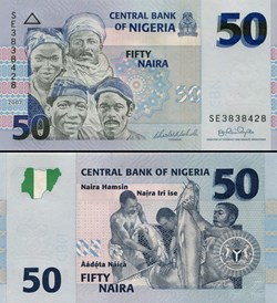 NIGERIA - PICK 35 B - 50 NAIRA - 2007