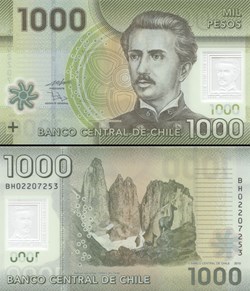 CHILI - PICK 161 a  - 1000 PESOS - 2010