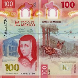 MEXIQUE - PICK 130Aa1 - 100 PESOS - 2020
