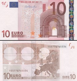 10 EUROS - SIGNATURE DRAGHI - PICK 15 T - IRLANDE