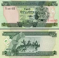 ILES SALOMON - PICK 18 a - 2 DOLLARS - 1997