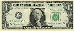 E- 1$ Federal Reserve Notes - Small Size 1963B Series