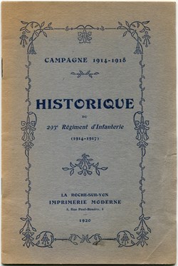 HISTORIQUE DU 293 ° RÉGIMENT D'INFANTERIE