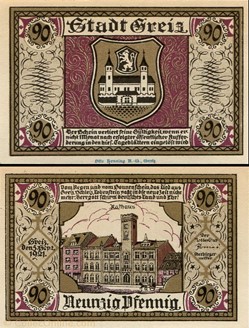 Greiz - 90 pfennig