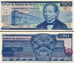 MEXIQUE - PICK 073a.JQ - 50 PESOS - 1981