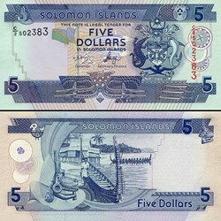 ILES SALOMON - PICK 26 a 1 - 5 DOLLARS - 2004