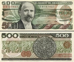 MEXIQUE - PICK 079b.EH - 500 PESOS - 1984