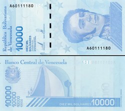VENEZUELA - PICK 109a - 10 000 BOLIVARES - 2019