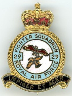 Insigne R.A.F - 29° Squadron (XXIX°)
