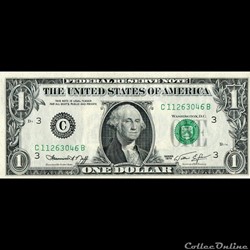 C- 1$ Federal Reserve Notes - Small Size 1974 Series
