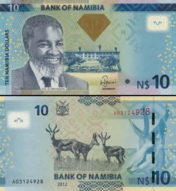 NAMIBIE - PICK 11 a - 10 Dollars Namibiens - 2012