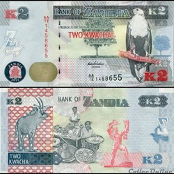 ZAMBIE - PICK 49 a - 2 KWACHA - 2012