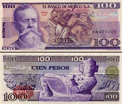 MEXIQUE - PICK 068b.LD - 100 PESOS - 1979