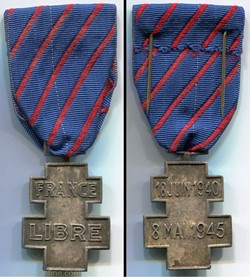 Médaille Commemorative de la France Libre