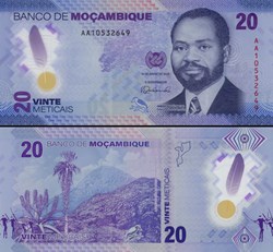 MOZAMBIQUE - PICK 155a - 20 METICAIS - 2024