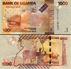 OUGANDA - PICK 49 A - 1000 SHILLINGS - 2010