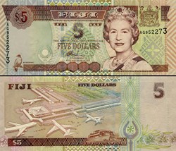 FIDJI - PICK 105 b - 5 DOLLARS - 2002
