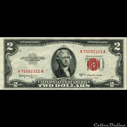 $2 - RED SEAL CERTIFICATE SERIES 1953C
