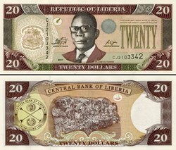LIBERIA - PICK 28 f 2 - 20 DOLLARS - 2011