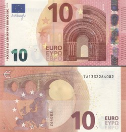 10 EUROS - SIGNATURE DRAGHI - PICK 21 T - IRLANDE