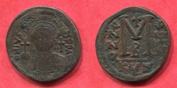 JUSTINIEN I° - Follis - Cyzique