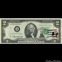 A- Boston District - 2$ Federal Reserve Notes - Small Size 1976 Series