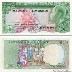 SAO TOME ET PRINCIPE - PICK 57 - 100 DOBRAS - 1982