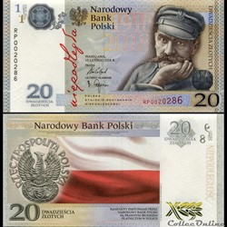 POLOGNE - PICK 192a - 20 ZLOTYCH - 2018