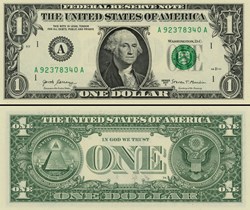 A- 1$ Federal Reserve Notes - Small Size 2017A Series