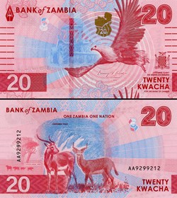 ZAMBIE - PICK 63 a - 20 KWACHA - 2024