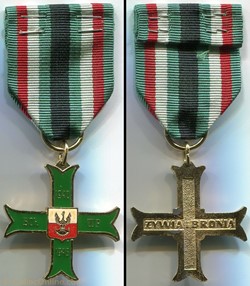 Médaille des volontaires du Bataillon Chlopskich