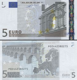 5 EUROS - SIGNATURE DUISENBERG - PICK 1 P 3 - PAYS-BAS