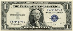 $1 SILVER CERTIFICATE SERIES 1935H