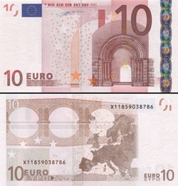 10 EUROS - SIGNATURE DUISENBERG - PICK 2 X 2 - ALLEMAGNE