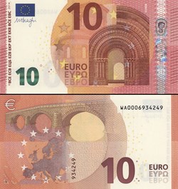 10 EUROS - SIGNATURE DRAGHI - PICK 21 W - ALLEMAGNE