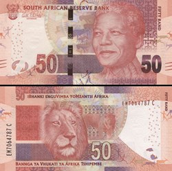 AFRIQUE DU SUD - PICK 140a - 50 RAND - 2014