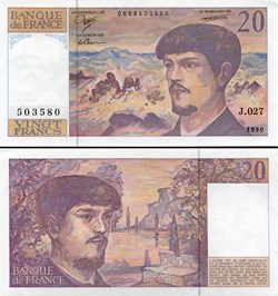 FRANCE - 20 FRANCS - 1990 - J.027
