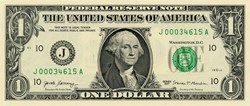 J- 1$ Federal Reserve Notes - Small Size 2017 Series