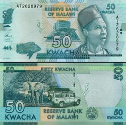 MALAWI - PICK 64 b - 50 KWACHA - 2015