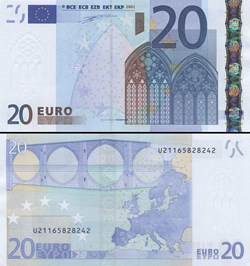 20 EUROS - SIGNATURE DUISENBERG - PICK 3 U 1 - FRANCE