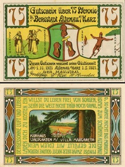 Altenau an Harz - 75 Pfennig