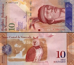 VENEZUELA - PICK 090 b - 10 BOLIVARES - 2009